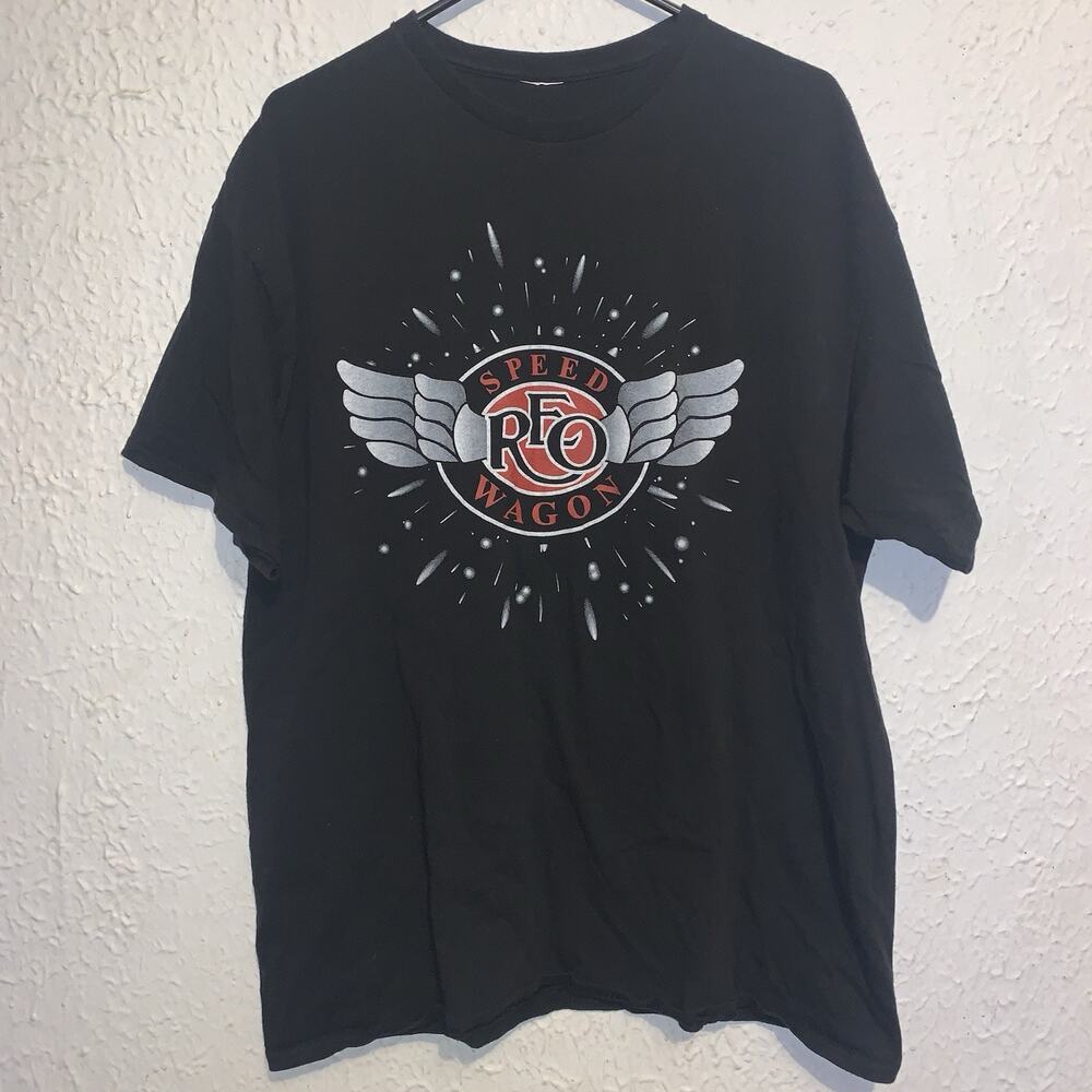 Reo Speedwagon Rick Springfield 2024 Tour Double Sided Concert Shirt XL
